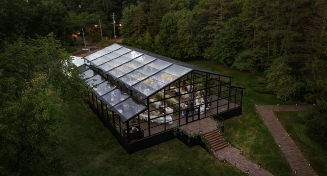 Chapiteau Orangerie Double Toits
